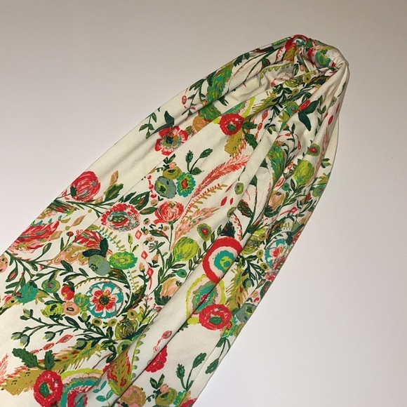 Halo Handmade Multicoloured Floral Infinity Scarf - Picture 7 of 8